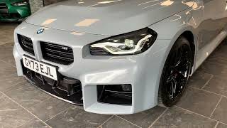 2023 (23) BMW M2 finished in Brooklyn Grey Metallic! www.eagspecialistcars.co.uk