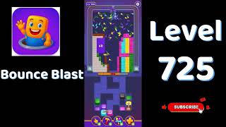 Bounce Blast Level 725 Walkthrough 🎮💥 | Tricky Ball Puzzle Solution | Go Answer
