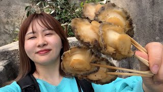 【妖怪アワビ女】熱海旅行でぼっち食べ歩きをしたら美味しすぎてどうしたらいいか分からない