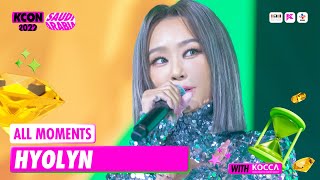 HYOLYN (효린) ALL MOMENTS 🎁💚 | KCON 2022 SAUDI ARABIA