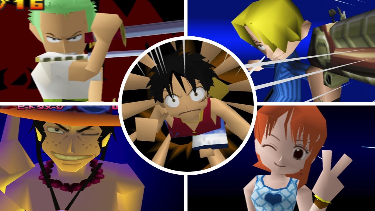 One Piece (GBA) - All Specials Attacks 