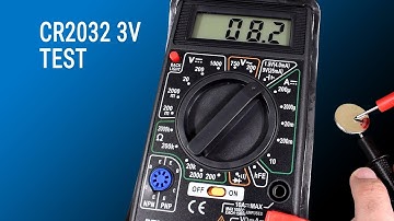 How to measure CR2032 3V Cell Batteries Gaak
