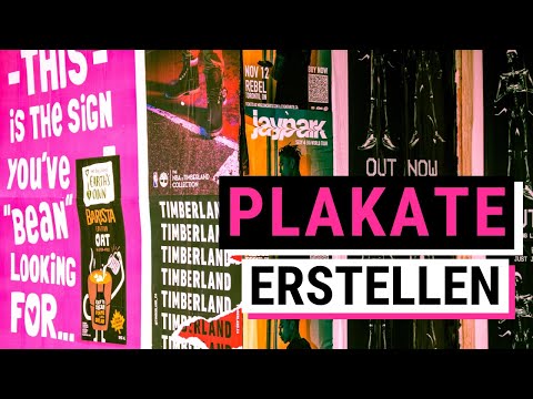 Poster und Plakate online selbst gestalten | Alternative zu Photoshop