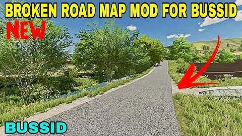 new broken road map mod for bussid | mod map bussid | mapas para bus simulator indonesia.