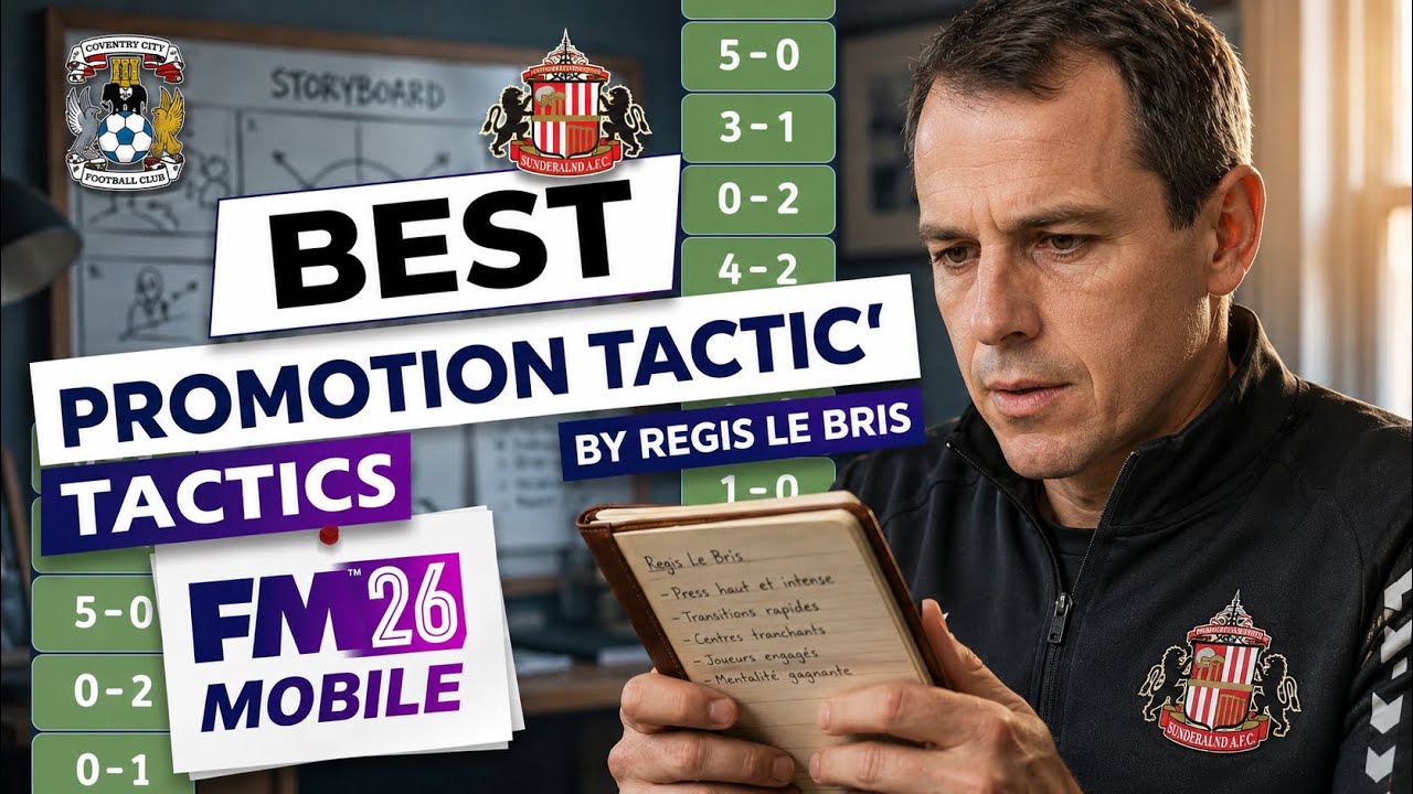 The Best Small Team FM26 Mobile Tactic | Best Football Manager Mobile 26 Tactics (Meta)