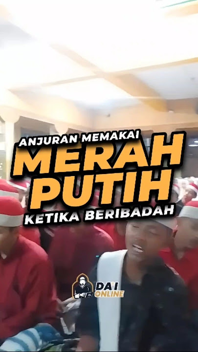 Anjuran dari Abah Aos untuk menggunakan kostum merah putih #abahaos #thoriqoh