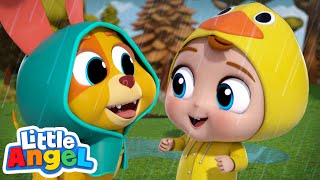 Rain Rain Go Away | Little Angel Kids Songs \& Nursery Rhymes