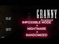 Granny Recaptured Imposibble Mode Nightmare and Randomized Items Sewer escape