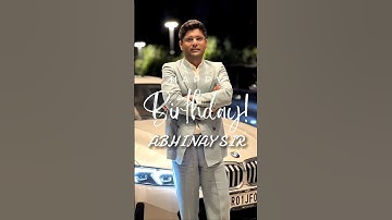 Birthday Special Short  🎁 Abhinay sir clips | Abhinay Sharma talk #abhinaymaths