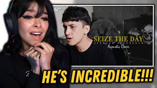 First Time Reaction to Dimas Senopati - Seize the Day Acoustic Cover (Avenged Sevenfold)