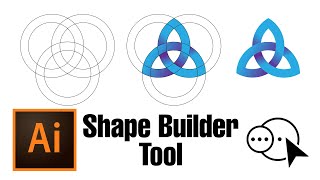 The Shape Builder Tool | Logo Design | Adobe Illustrator | Tutorial screenshot 3