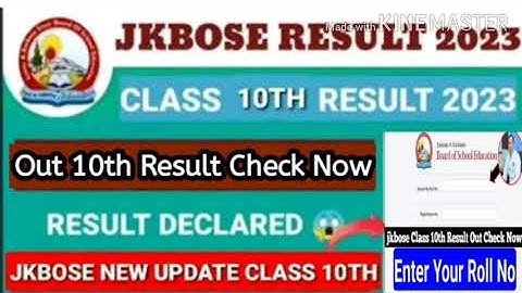 Jkbose 10th Class Result Out OR Not Out All doubt clear Jkbose Official watch now#result