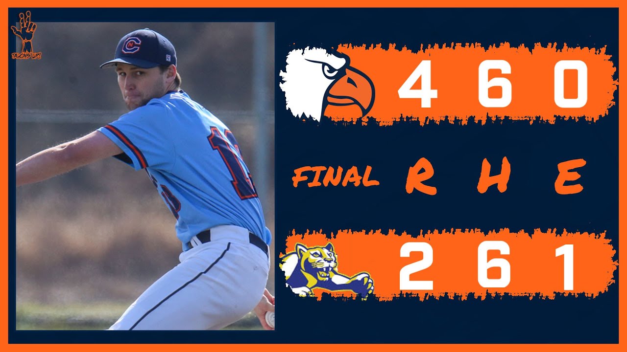 CarsonNewman Baseball CN 4, Mars Hill 2 Highlights 3523 YouTube