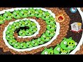 Bad Piggies - CATCHING MARBLE CRATE IN SPIRAL! MEET ANGRY BIRDS SHOOTING!