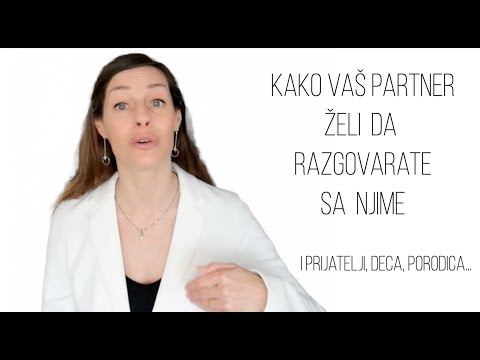 Kako vaš partner želi da razgovarate sa njim