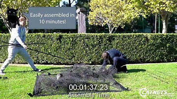 Cat Premium Portable Enclosure Assembled in 10mins | Catnets.com.au