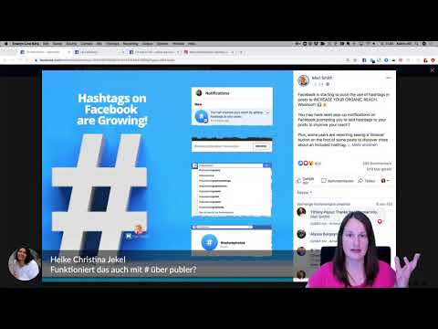 Video: Sollen Hashtags auf Facebook verwendet werden?