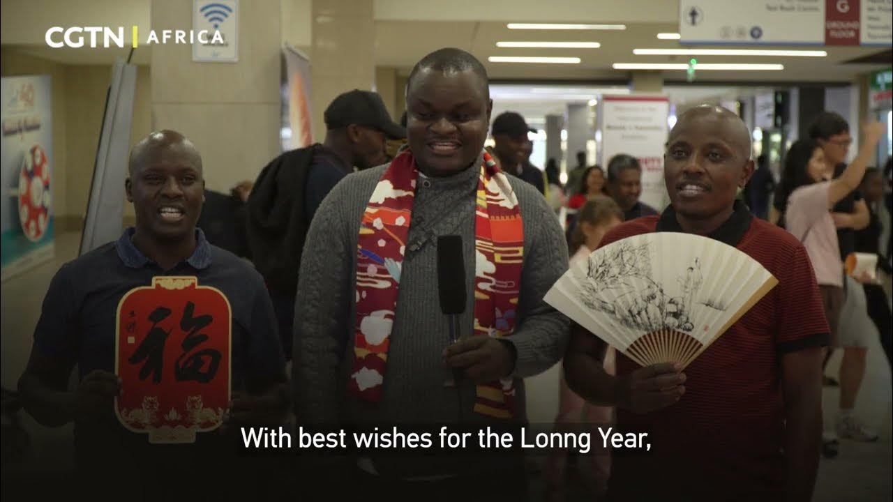 Kenyans join in the celebration of the Lantern festival