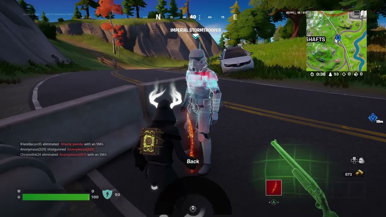 Complete a bounty from a Stormtrooper Fortnite