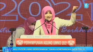 Pau 2021 Ahli Puteri Umno Bersemangat Bawa Kemenangan Pada Pru-15