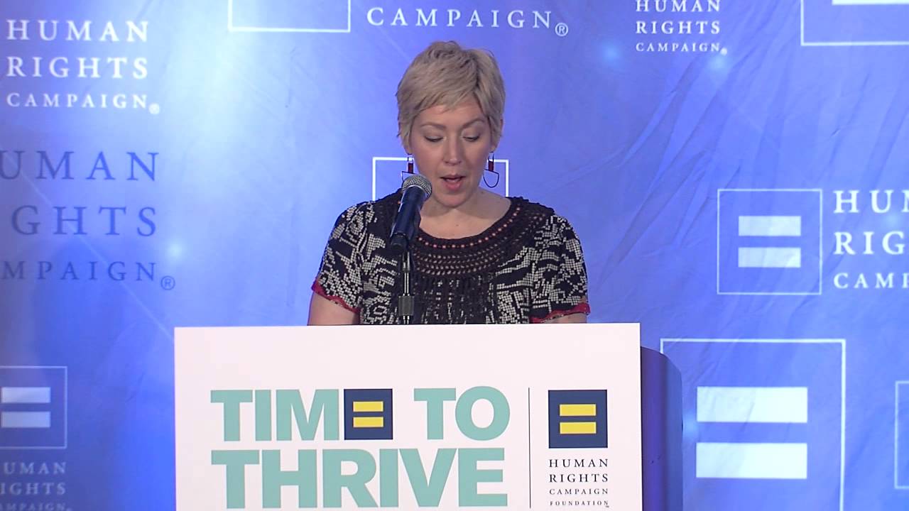 Joanna Eager at the 2015 HRC Foundation's Time To THRIVE Conference ...
