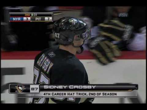 how many hat tricks does crosby have