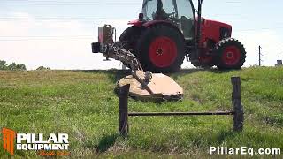 Need to maintain level ground with a shredder? How about slopes? by Pillar Equipment Kubota Tractors Hyundai CE 393 views 10 months ago 1 minute, 13 seconds