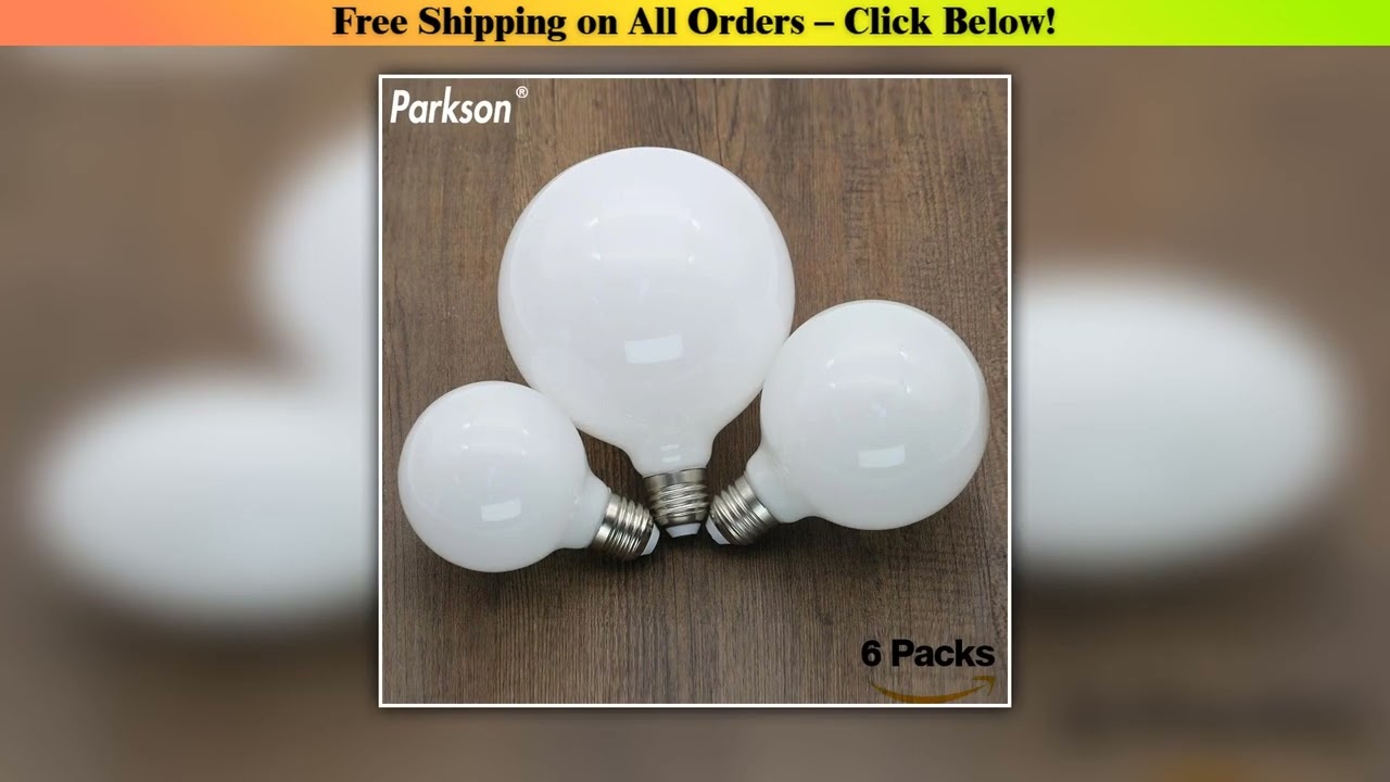 6PCSlot Milky E27 LED Light Bulb AC 220V G80 G95 G125 Lampada Ampoule LED Bulb Lamp For Home Chande