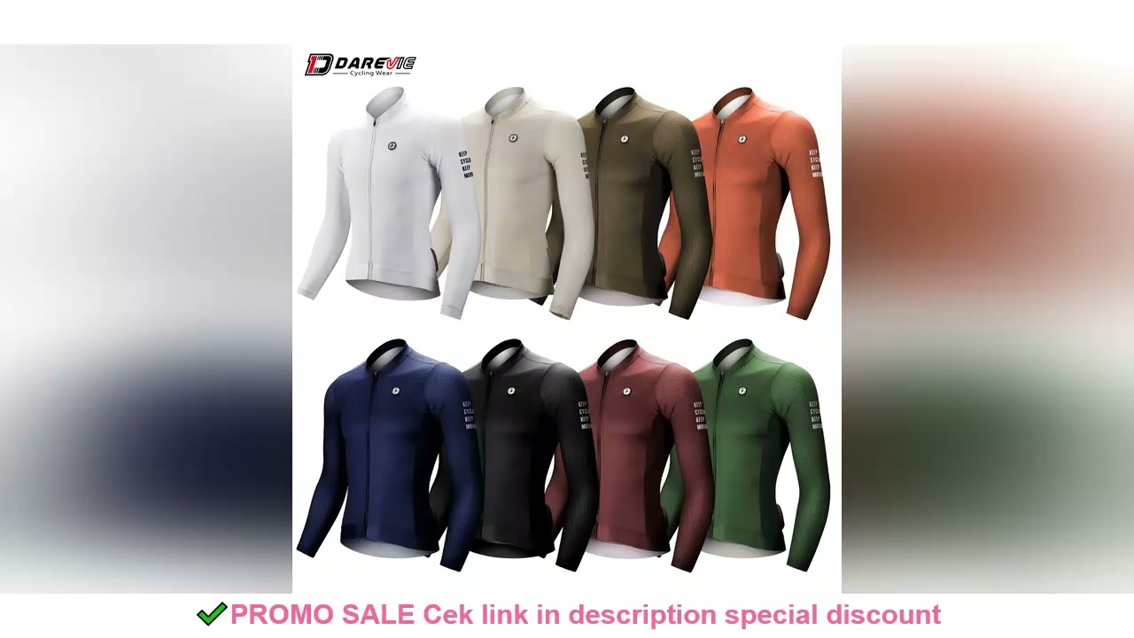 DAREVIE Cycling Jersey Long Sleeve Pro Aero Small Size 3D Bubble Mesh Cycling Jersey Men Women Breat