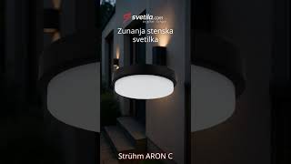 Video - LED ARON C 12W NW črna, odporna na prah, vodoodporna