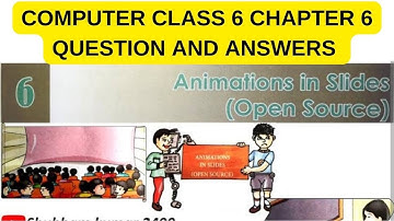 DAV CLASS 6 CHAPTER 6 ANIMATIONS IN SLIDE | QUESTION AND ANSWERS | HANDS ON ACTIVITY AND | SOLUTIONS