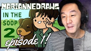 DJ REACTION TO KPOP - MARIANNEDRAWS 'BTS IN THE SOOP 2 ANIMATION EPISODE1'