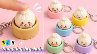 DIY Dumpling Fidget Pop Keychain 🥟✨ | Easy Stress Relief Toy at Home (Satisfying Click!) screenshot 5