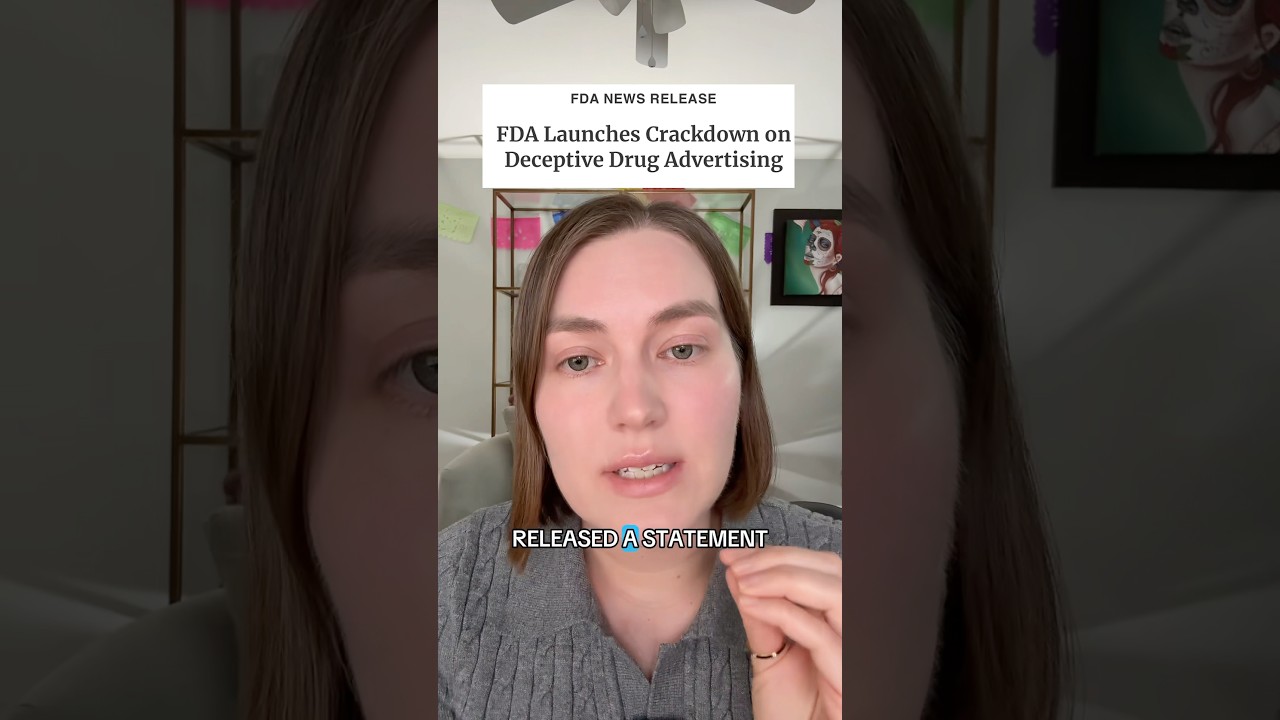 FDA crackdown on drug advertising, including social media influencers