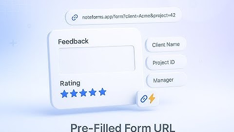 How to Pre-Fill a Notion Form Using a Unique URL in NoteForms?