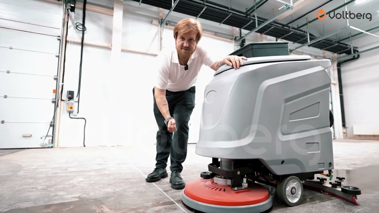Ручная поломоечная машина SX530 Voltberg — мощный помощник для уборки средних и крупных помещений