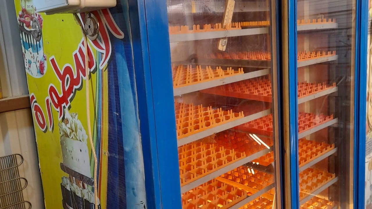 @ تحوير براد مشروبات إلى مفقسة دواجن تسع 1250 بيضة بنظام الدكت الداخلي المزدوج ..