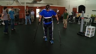 Wearable Robot Helps Paraplegics Walk