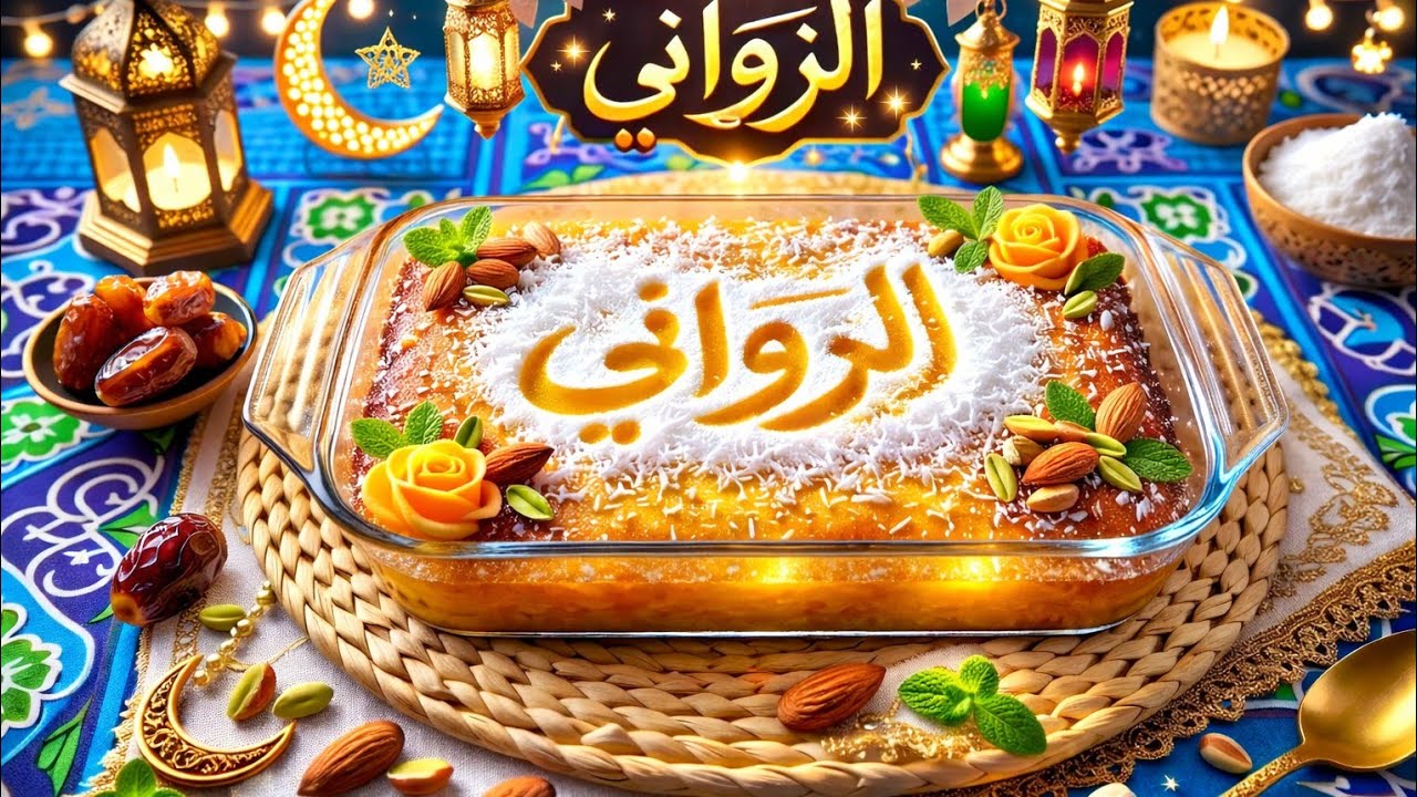 الرواني المصري الأصلية بطعم زمان 💛 كيكة رواني ناجحة من أول مرة | حلويات شرقية ترند