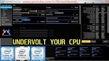 How To Undervolt Your Laptop CPU With Intel Extreme Tuning Utility