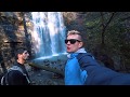 Нашли огромный водопад в лесу!