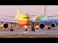 (4K) Leipzig airport Plane spotting - The DHL fleet in action! A300, 777, A330, 757 & A321