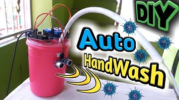 Auto Hand Wash system using Arduino. GO CORONA  |  I2c The Master