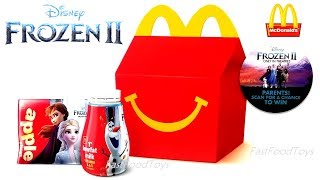 McDonald's Disney Frozen 2 Happy Meal Toys Full Set Restaurant Display Kids Movie Collection US 2019