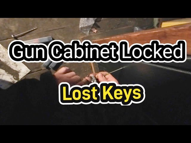 How to Open a Gun Cabinet When the Keys Are Lost (7 Lever Lock