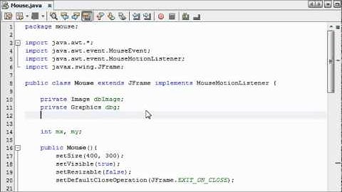Java Game Programming for Beginners - #9 - Mouse Moved Events