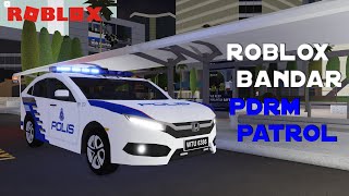 Roblox Bandar | PDRM Patrol | Kejar Kereta Lumba Haram Dan Arrest Youtuber Femes Buat Hal screenshot 5