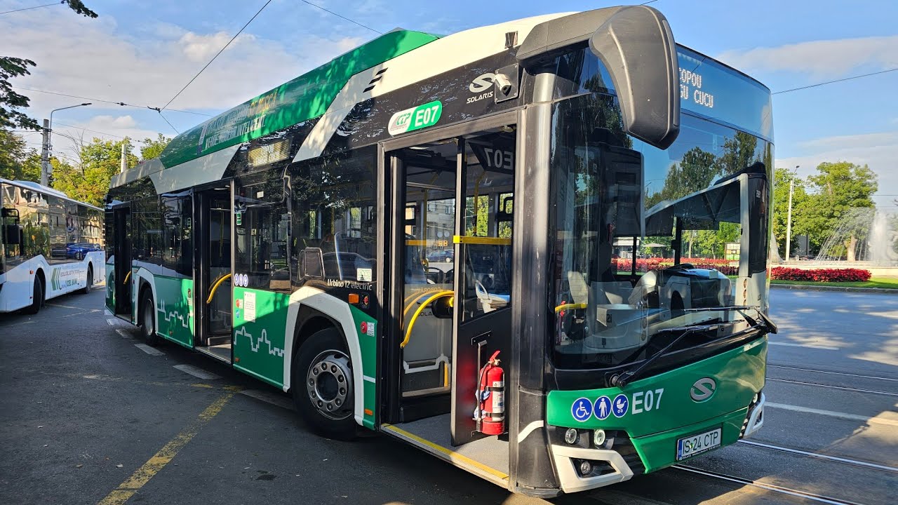 🚍 9b Copou - Tg. Cucu cu Solaris Urbino 12 electric in Iasi 📍