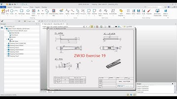 ZW3D Exercise 19 - 2D Drawing