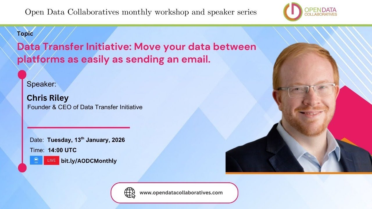 Data Transfer Initiative: Move your data between platforms as easily as sending an email